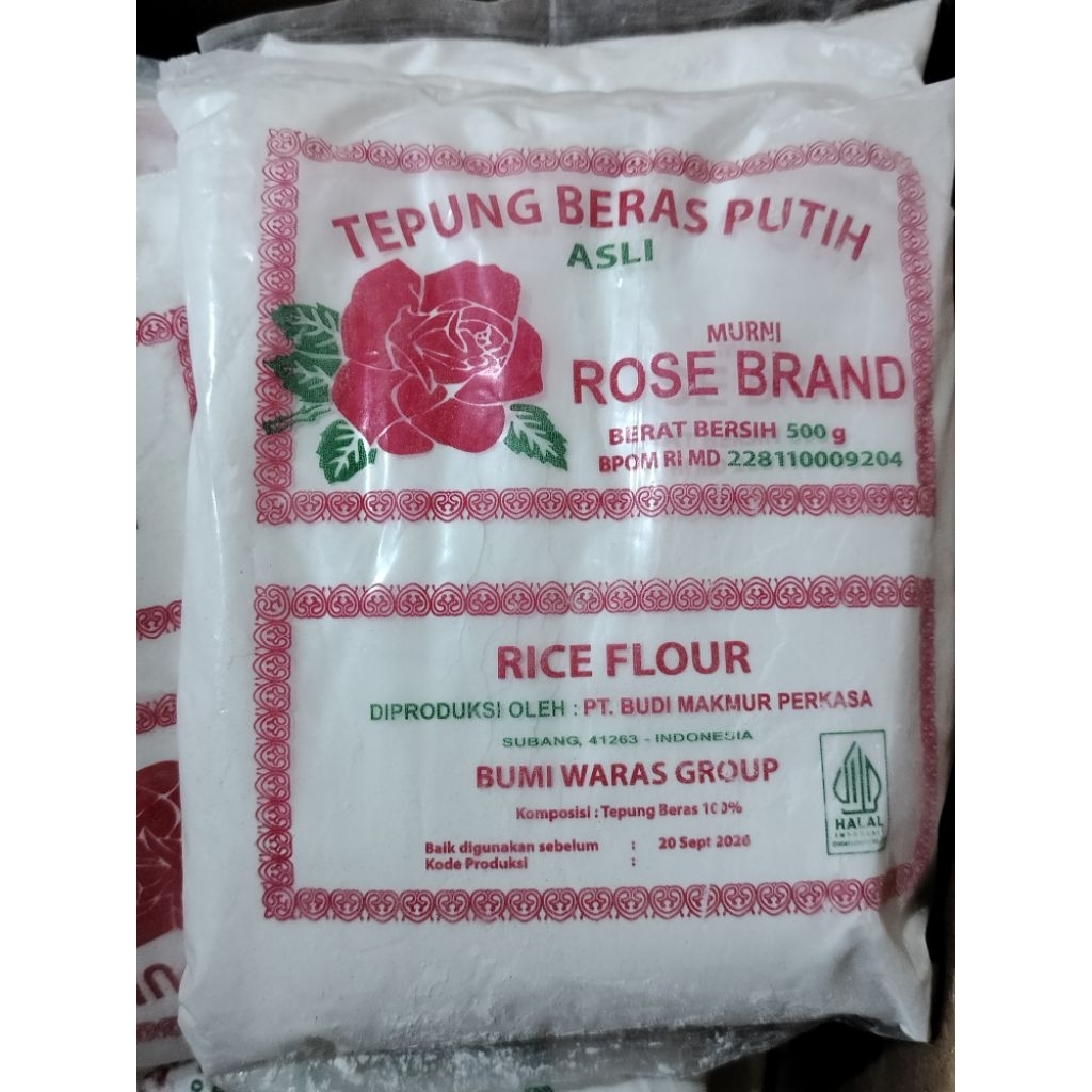 

Tepung Beras Rose Brand/Tepung Ketan Rose Brand 500g