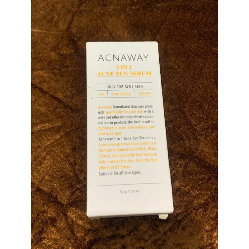 acnaway acne sun serum