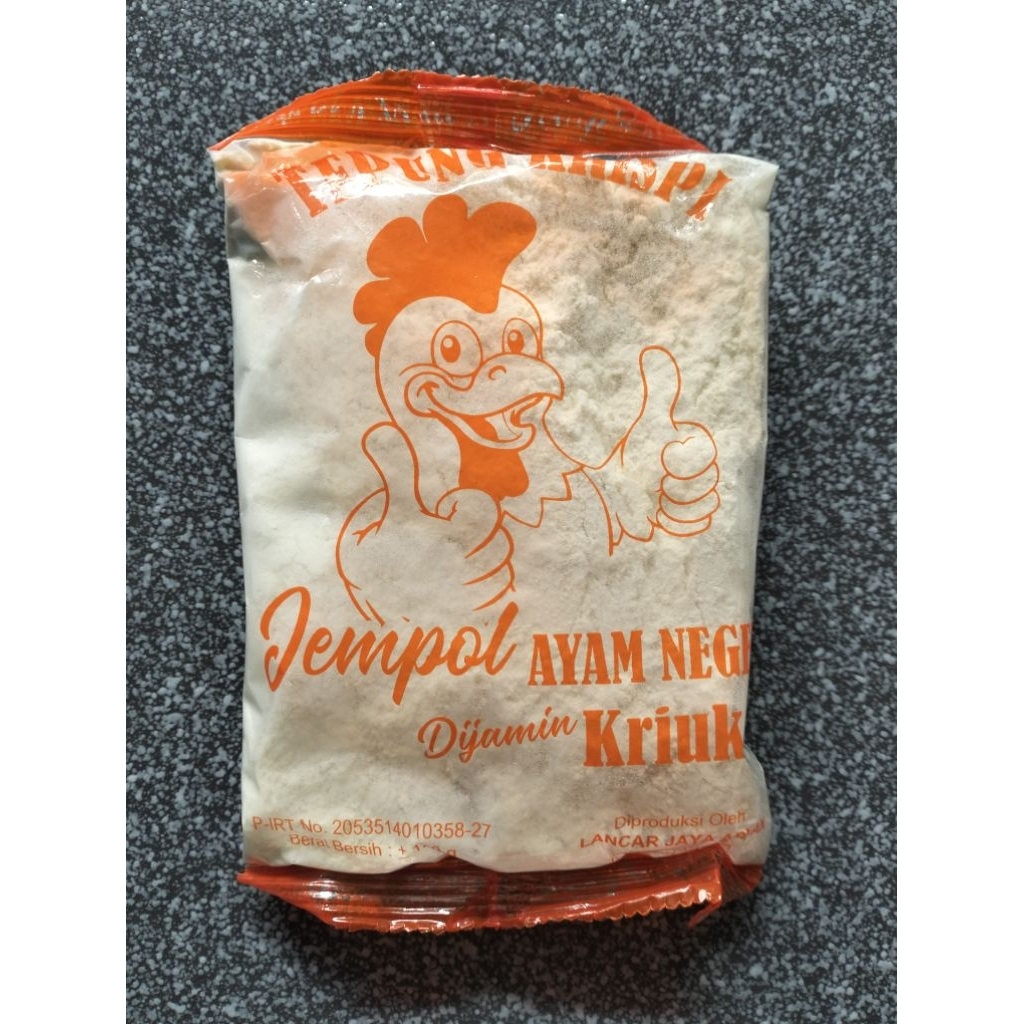 

Tepung Krispi Serbaguna Jempol Ayam Negeri 120gr