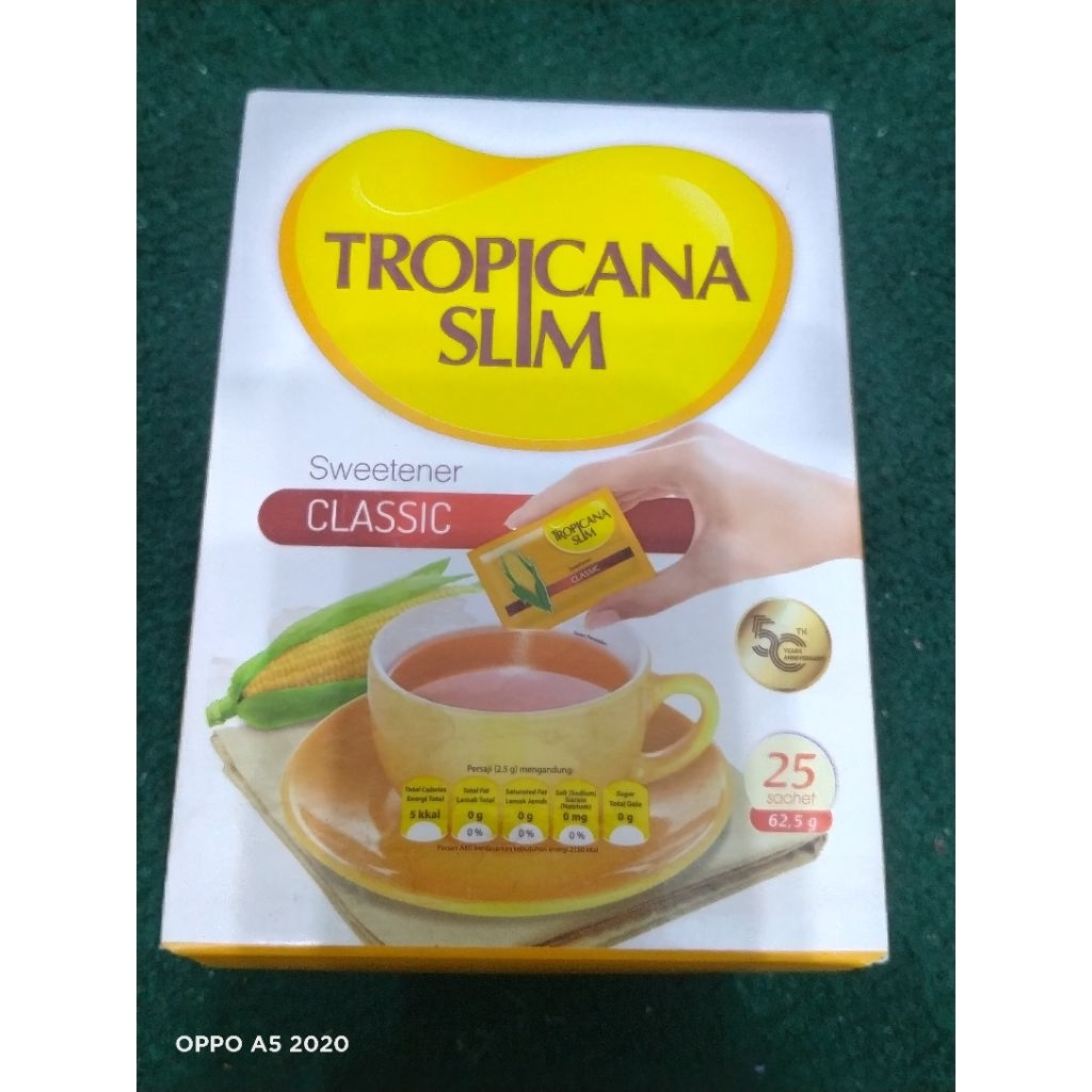 

Tropicana slim sweetener classic 25 sct