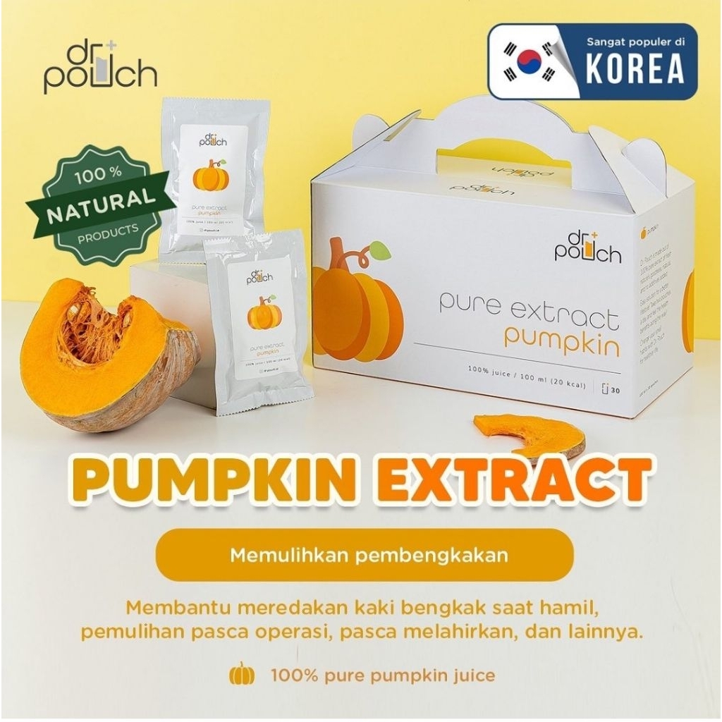 

[15pcs] Dr Pouch - Korean Premium Pumpkin Extract - Ready to Drink