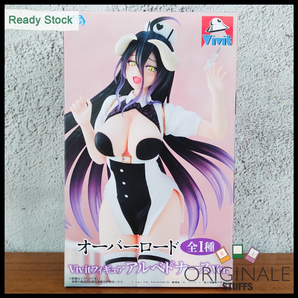 Taito Overlord Vivit Albedo Nurse ver. Figure Japver Original