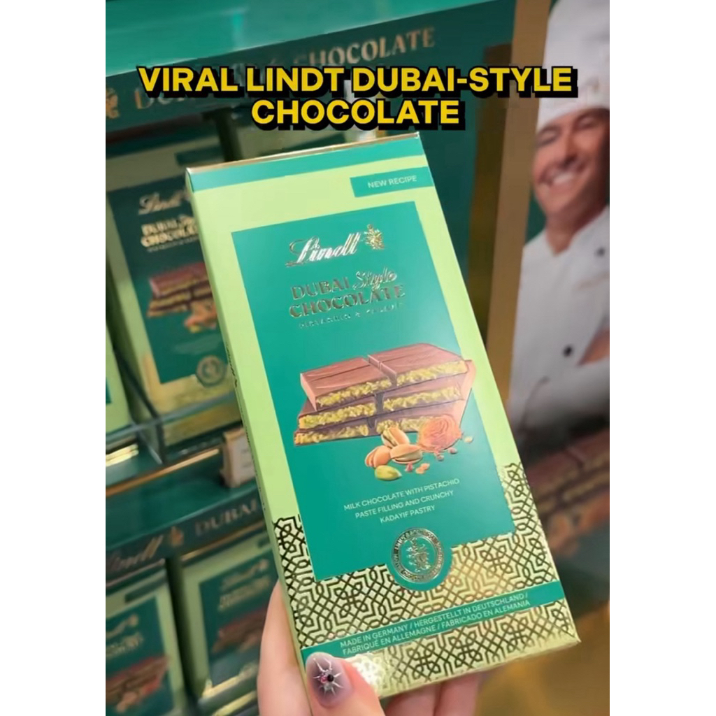 

FAST PO LINDT DUBAI STYLE CHOCOLATE PISTACHIO LIMITED EDITION DIJAMIN SUPER ENAK ORIGINAL!