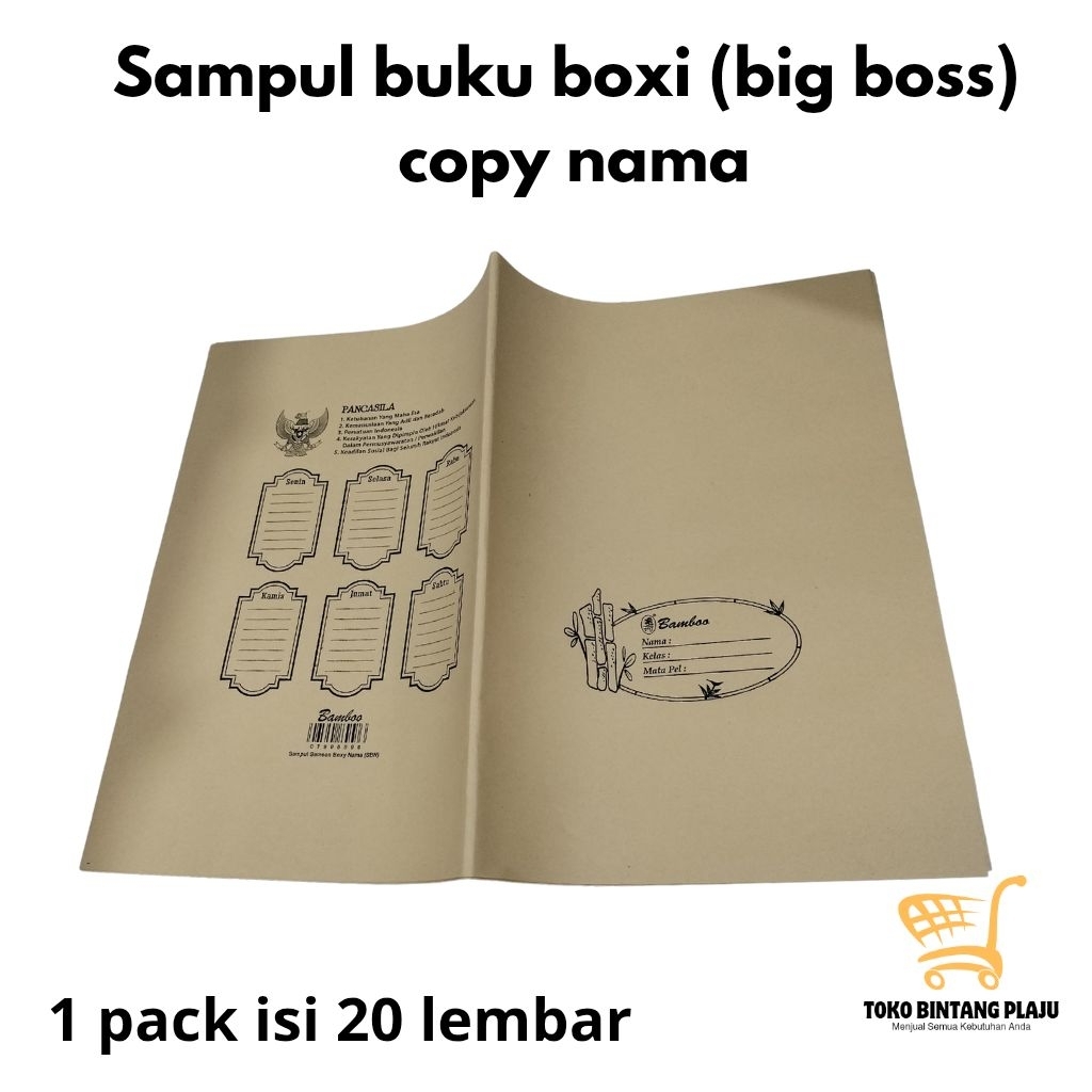 

SAMPUL BUKU BAMBOO BOXI COPY NAMA (BIG BOSS)