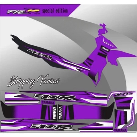 Striping fiz r stiker list body Yamaha fiz r SE Ungu list fiz r special editoon ungu