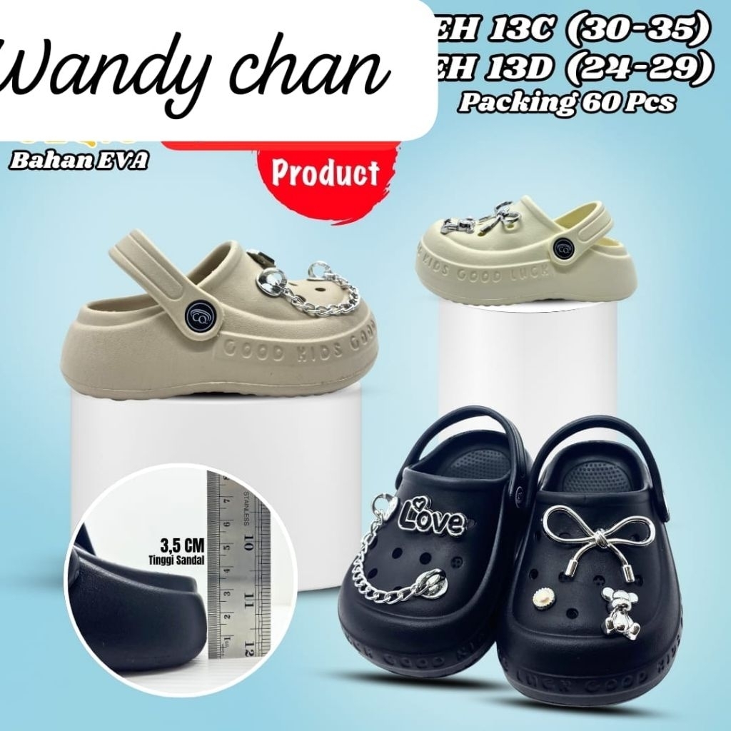 sandal wanita anak jelly import