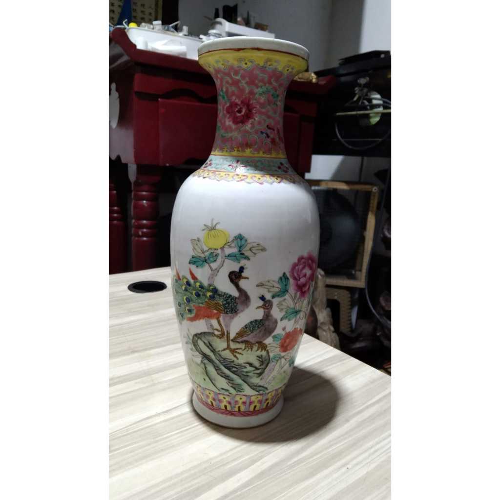 Guci Vas Keramik Stempel Cina Kuno Jadul Antik