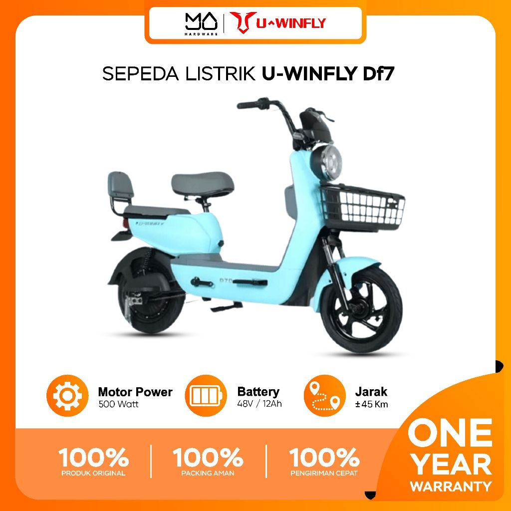Sepeda Listrik Uwinfly Dragonfly 7 - DF 7 Electrik Bike