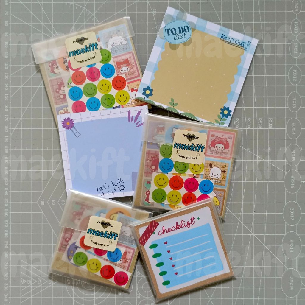 

Memopad MAEKIFT (7,4x7,4cm ; 8,4x8,4cm ; 9x9cm)