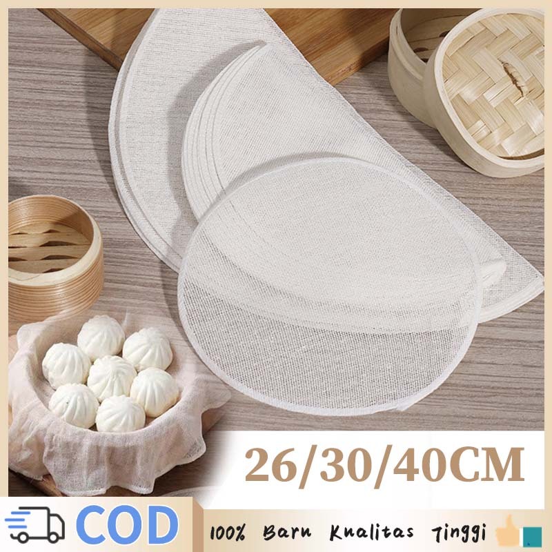 Isi 5/1set Kain Kukusan 26/30/40cm Anti Lengket Kain Nasi Kukus Kain Kukus Kain Alas Kukusan Dimsum 