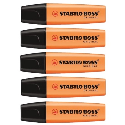

STABILO BOSS Original / Highlighter Marker warna orange (per pcs)