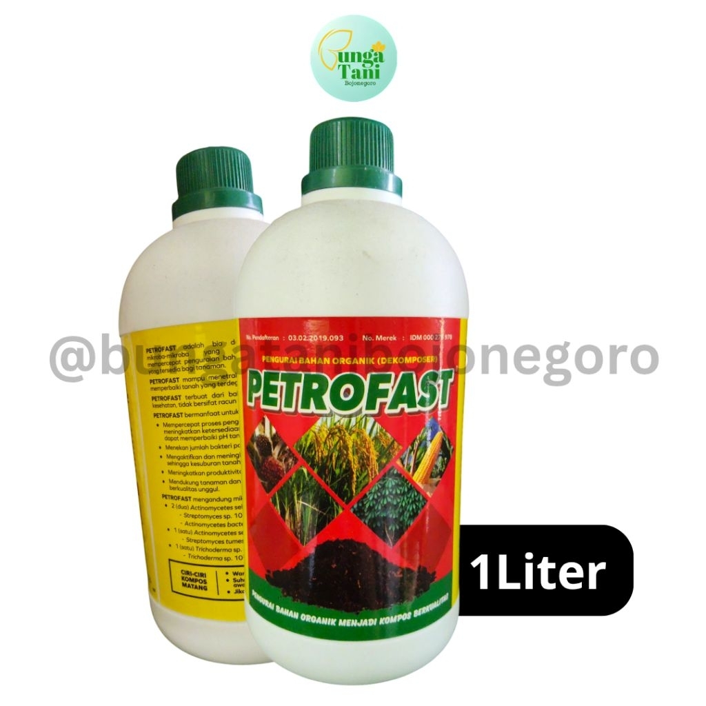 Petrofast Pengurai bahan organik (dekomposer)/ untuk membuat atau memproses kompos/ penyubur tanah d
