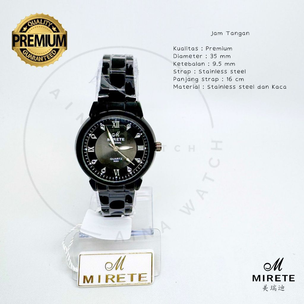jam tangan mirete rantai pria