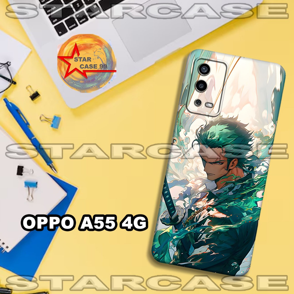 Softcase oppo a55 4g/S37/Motif anime/case oppo a55 4g /casing Opoo a55 4g/silikon