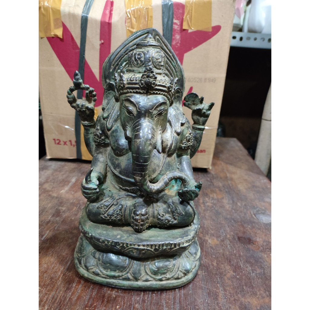 Patung Ganesha Kuningan – Simbol Kebijaksanaan , Kuningan 100%