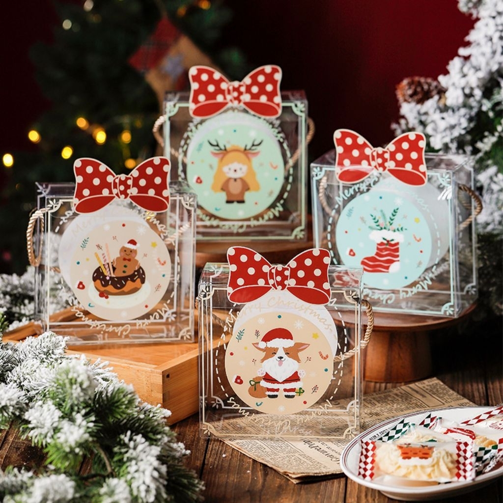 

5pcs (new) Premium Box Hamper Natal Box Mika Natal Box Mika Cookies Box Natal toples 500gr box Souvenir Natal Box mika Kue Box Mika cookies Dus Natal Kotak Natal Christmas box Mica Premium Box Parcel Natal packaging Natal Mika Natal Mika Cookies Mika Kue