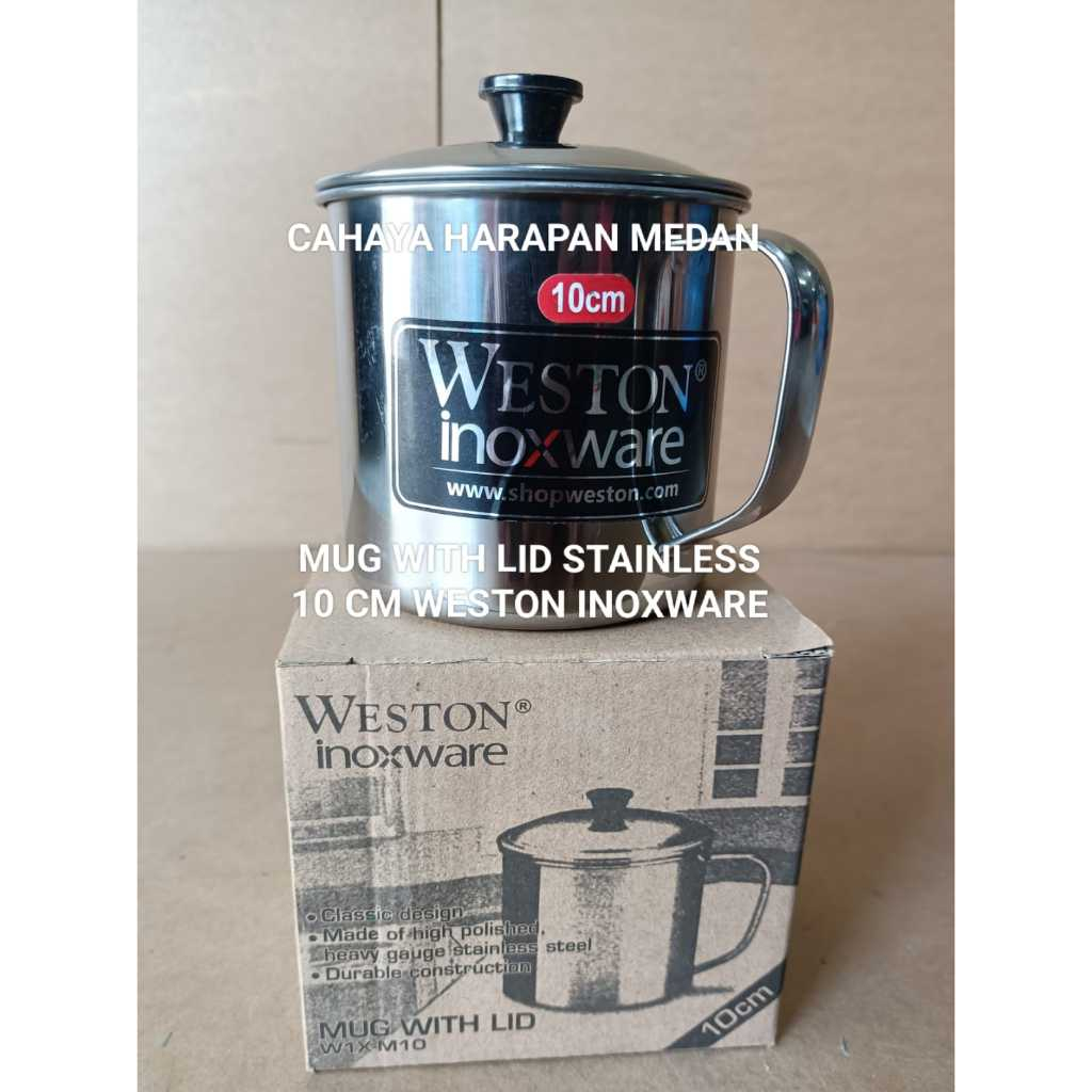 MUG 10 CM STAINLESS WESTON