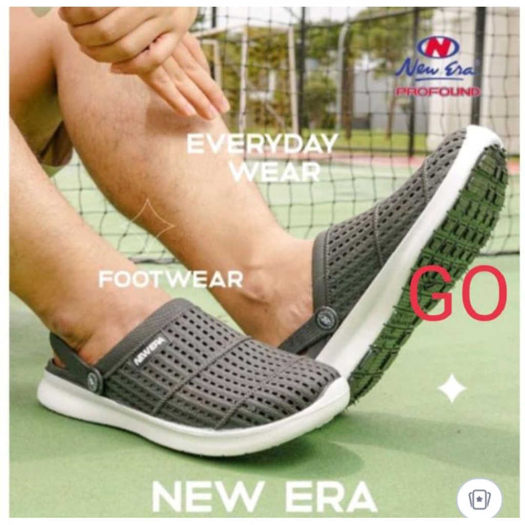 sepatu sandal karet tali belakang pria dewasa terlaris