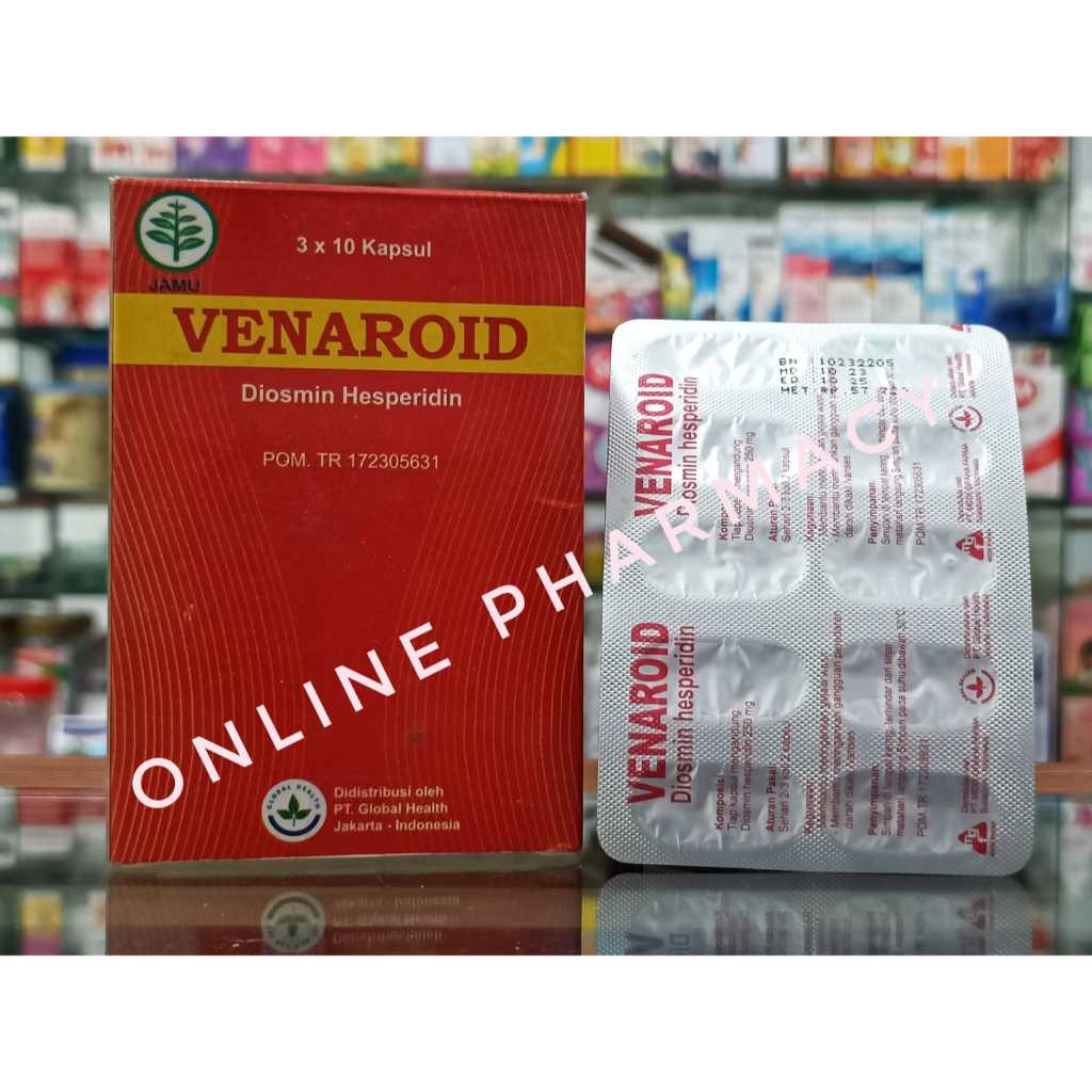 Venaroid (10 Kapsul) membantu meringankan gejala wasir