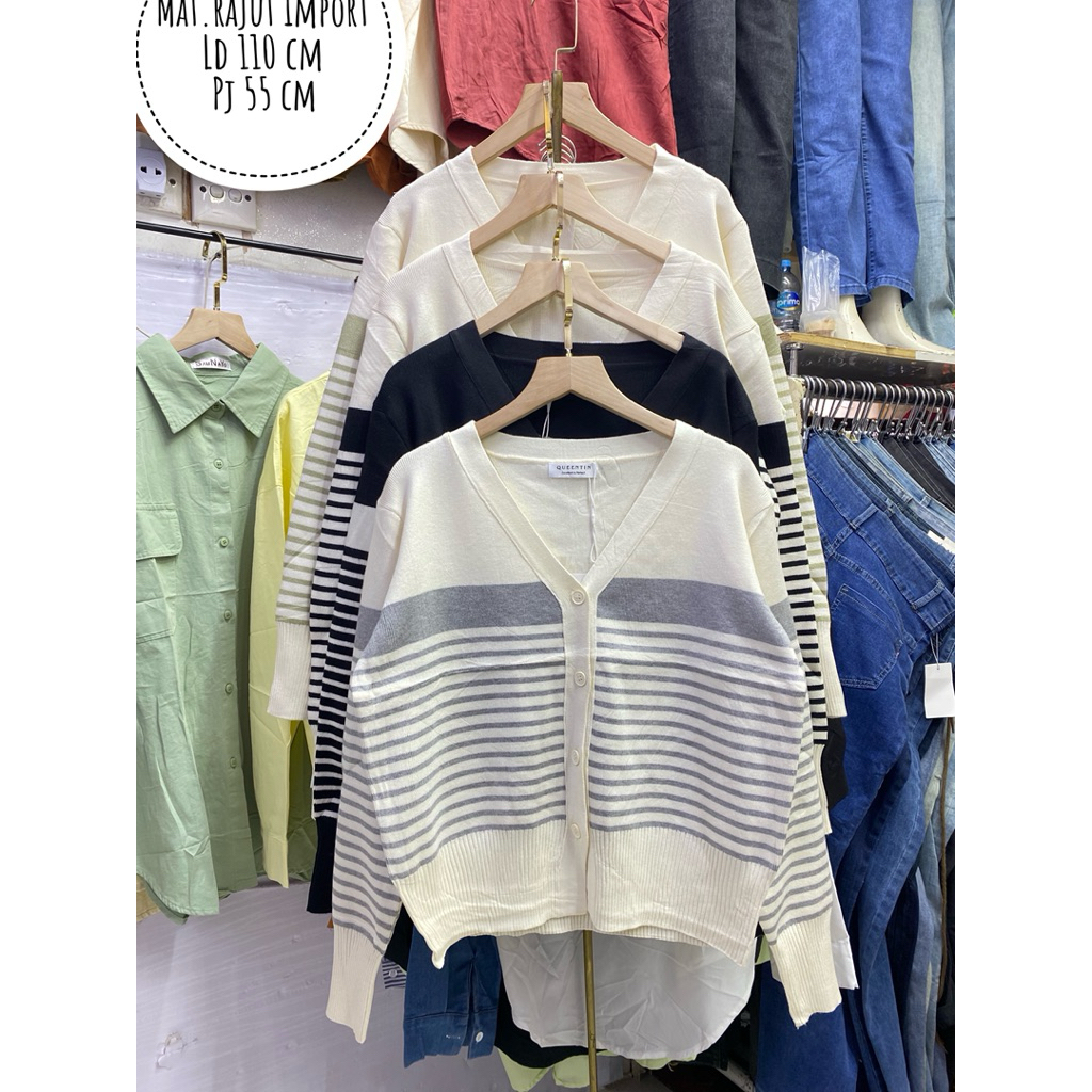 KEMEJA RAJUT IMPORT WANITA PREMIUM