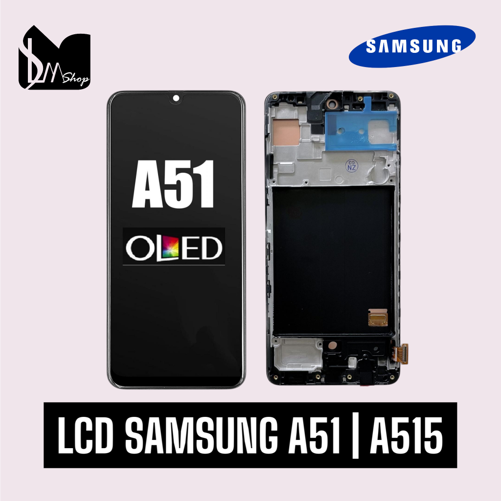 LCD TOUCHSCREEN SAMSUNG A51 | A515 LCD OLED FULLSET + FRAME | ORIGINAL