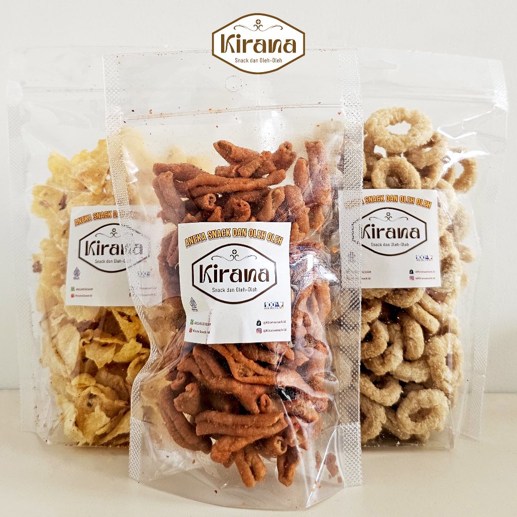 

KiranaSnackGrosir - Snack Kiloan Keripik Usus Pedas 150gr - Snack Kiloan/Soes Coklat/Kembang Ribut