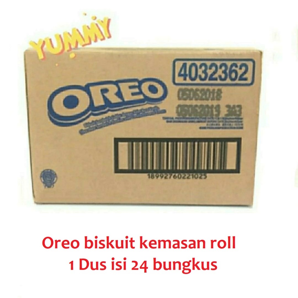 

[per Carton] oreo roll original vanilla | 1 dus isi 24 roll