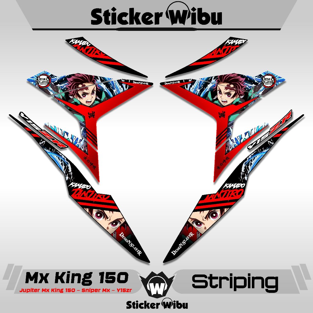 STRIPING MX KING 150 / 1 / STIKER MX KING / VARIASI / EXCITER 150 / MX KING / ORI / JUPITER MX KING