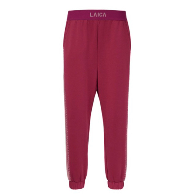 athleisure pants buttonscarves x laica magenta size S