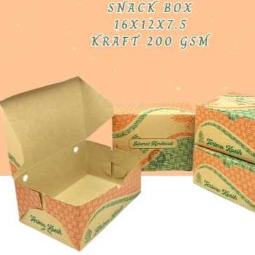 

SNACK BOX 12x16 / 1pack 100 lembar /KETEBALAN 200 Gsm (16X12X7.5 Cm) / BISA GOSEND