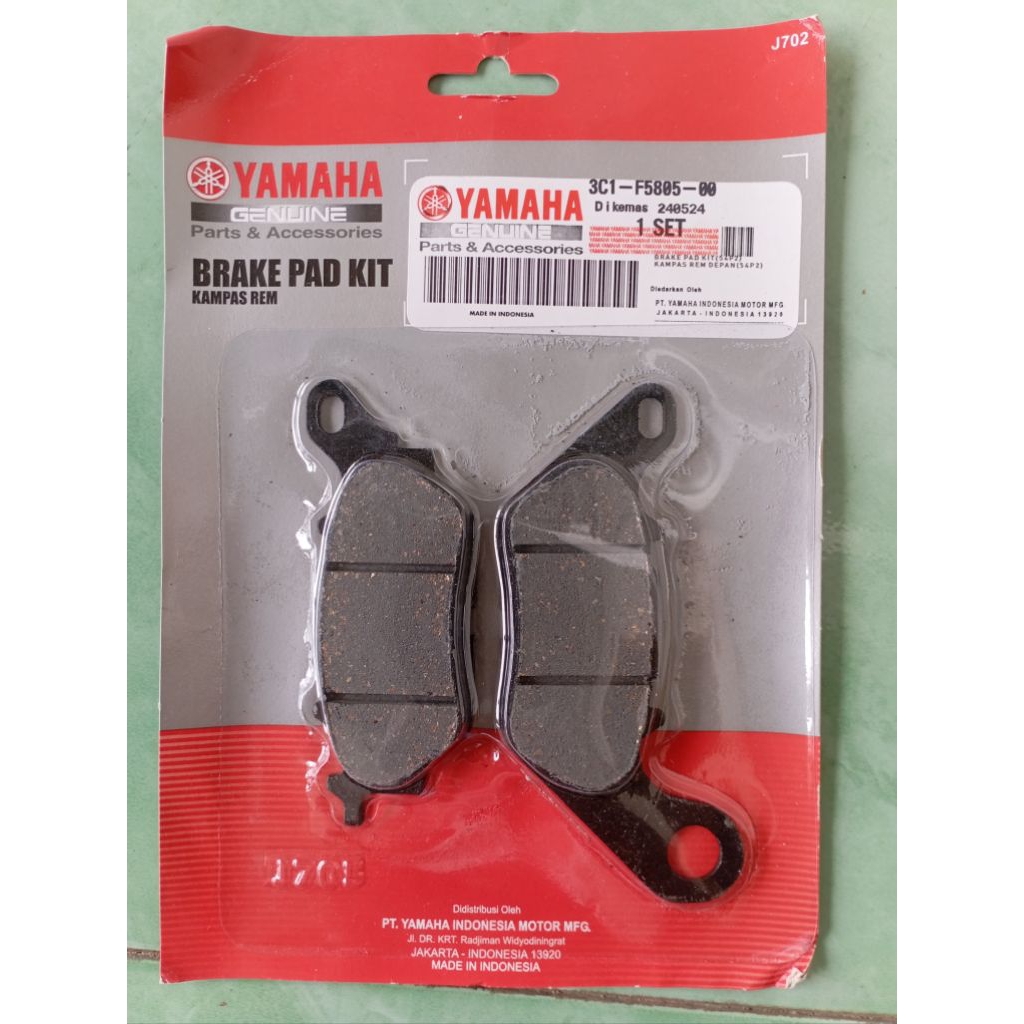 Kampas Rem Depan Motor Yamaha Mio J, Mio Sporty, Mio GT