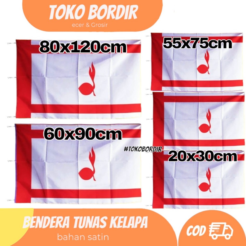Bendera tunas kelapa / bendera pramuka tunas kelapa