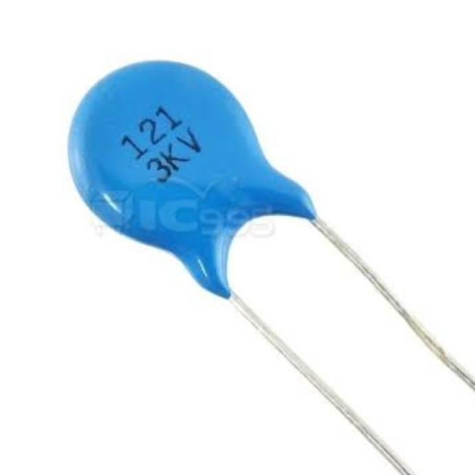 Update Varistor 120pf 3kv 121 3000v high Voltage ceramic Keramik biru 121 2kv