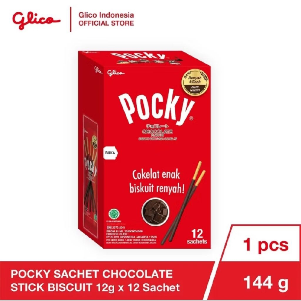 

Glico Pocky Sachet Kemasan 1box Untung Dijual Lagi