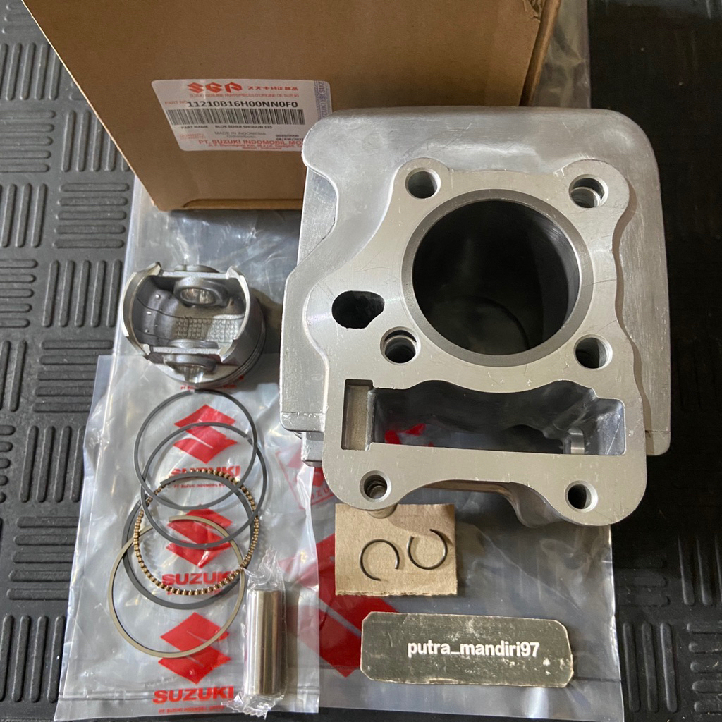BLOK SEHER+PISTON KIT SUZUKI SHOGUN 125 R SHOGUN 125 FD