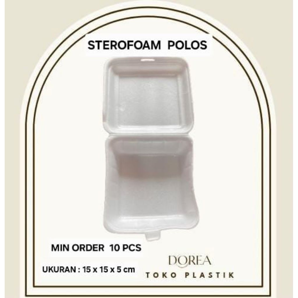 Sterofoam / Box Nasi tanpa skat