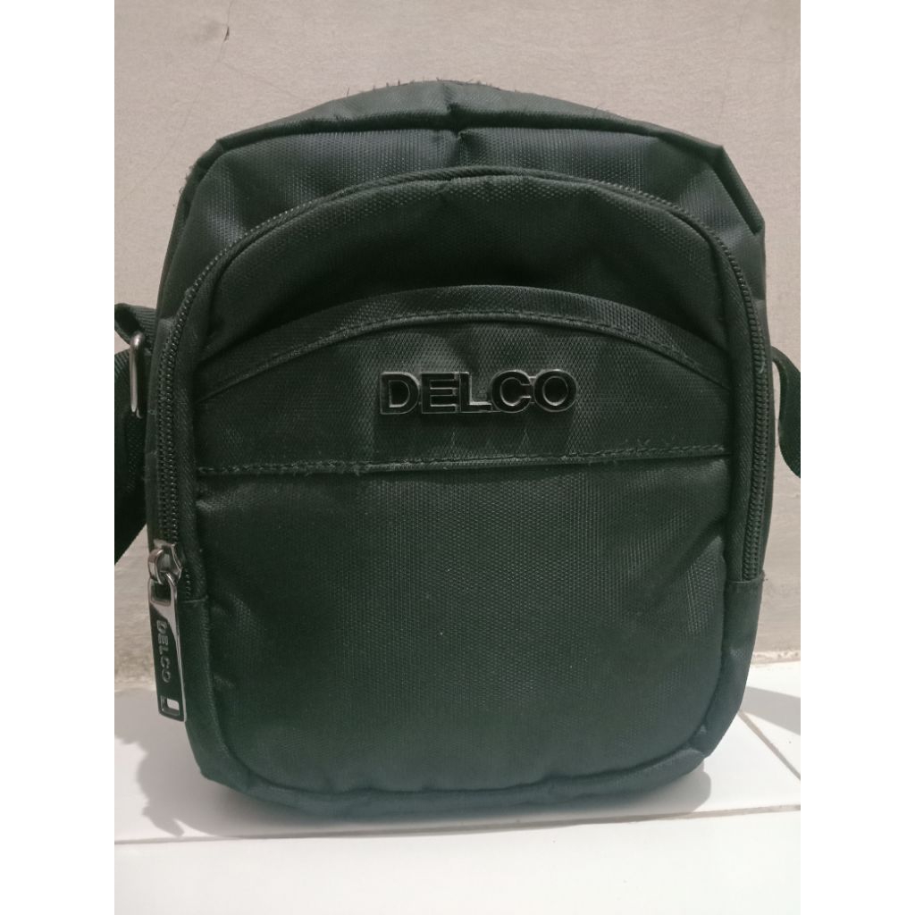 PRELOVED TAS PRIA DELCO BLACK SLING BAG
