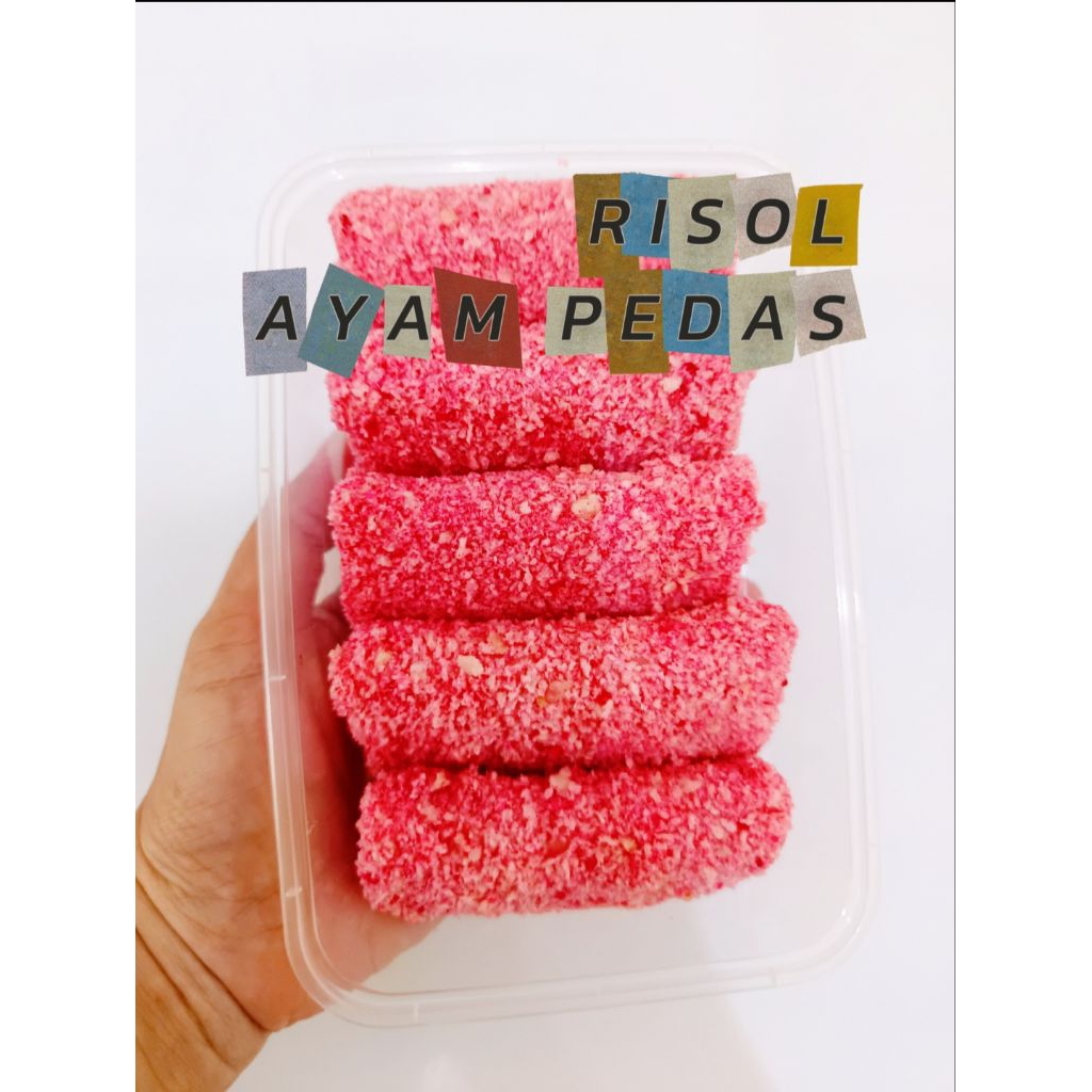 

Risol Ayam Suwir Pedas | Frozen | Khusus Instan