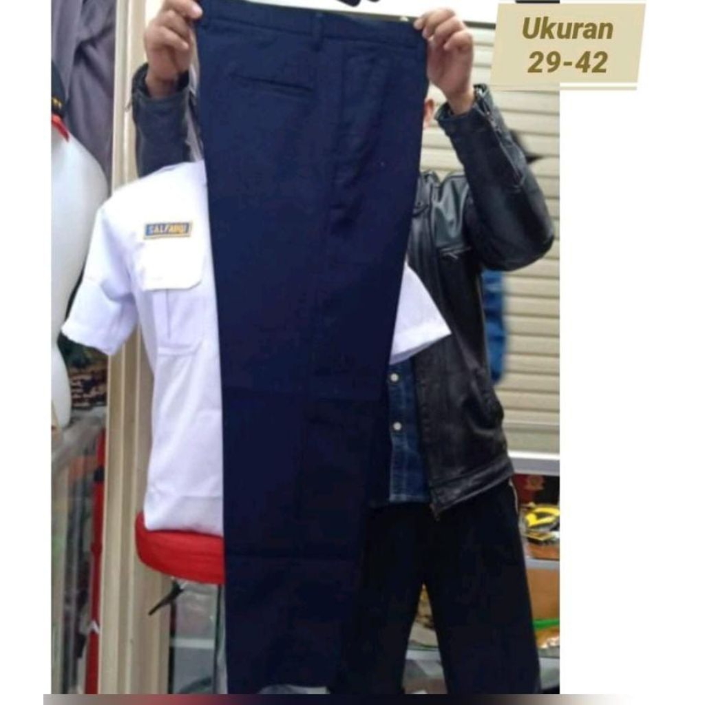 celana perhubungan/celana kemenhub/celana dishub/PNS/celana PDH biru dongker