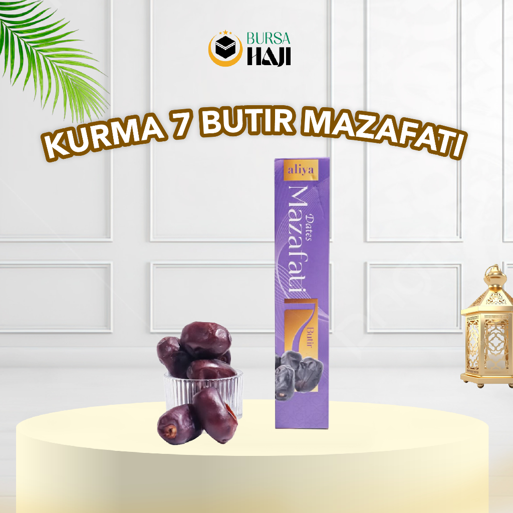 

Kurma Mazafati 7 Butir Snack Korma Bam Minipack Premium Original Oleh Oleh Haji Umroh Cemilan Manis