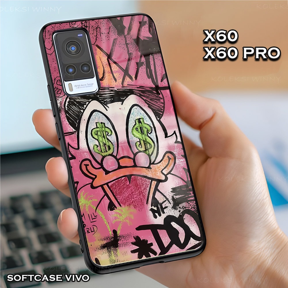 [WD27] Softcase Glossy Vivo X60 | X60 PRO | Case Kilau Lucu Aesthetic Murah Vivo | Cartoon