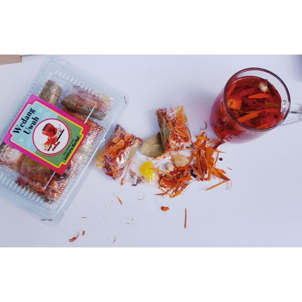 

Wedang Uwuh (minuman herbal 100% organik alami)1pck isi 5 biji
