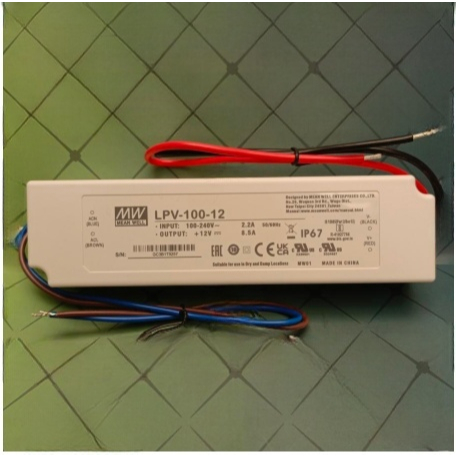 Power Supply MeanWell LPV-100-12 12V 8.5A Mean well Led Driver