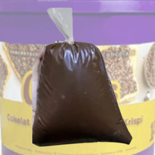 

Collins Dip Glaze Choco Crunchy Cokelat Pasta dengan Malt Krispi curah / repack