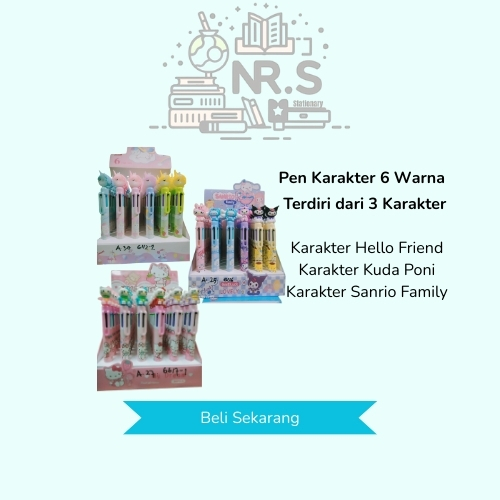 

Pen Karakter 6 Warna Grosir & Eceran