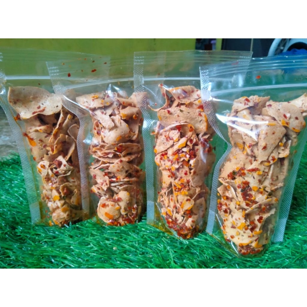 

Basreng pedas daun jeruk