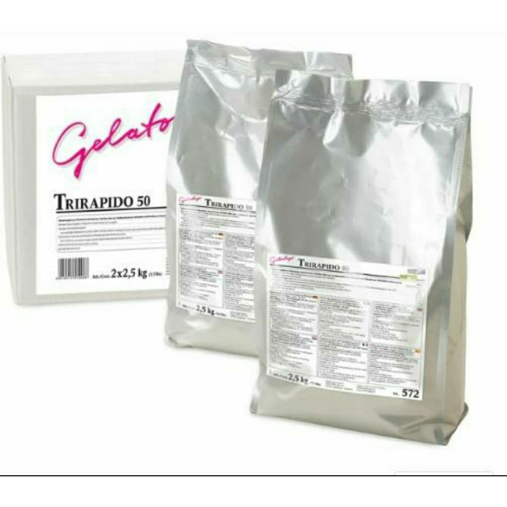 

Dreidoppel Trirapido 50 Gelato Stabilizer Emulsifier Ice Cream Base Kemasan Repack 100gr
