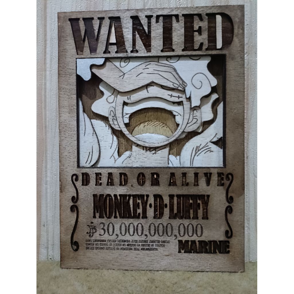 bounty onepiece luffy layered art