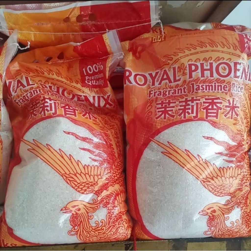 

Beras Pulen Fragrant Jasmine Rice Royal Phoenix 10kg
