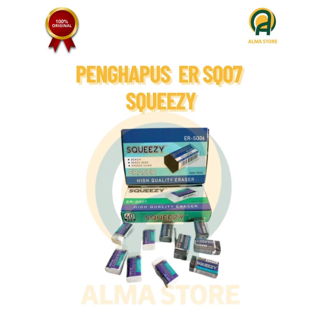 

Penghapus Karet ER SQ07 Squeezy 100% Original